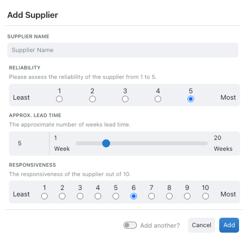 Create ratings fields for surveys, scores and rankings