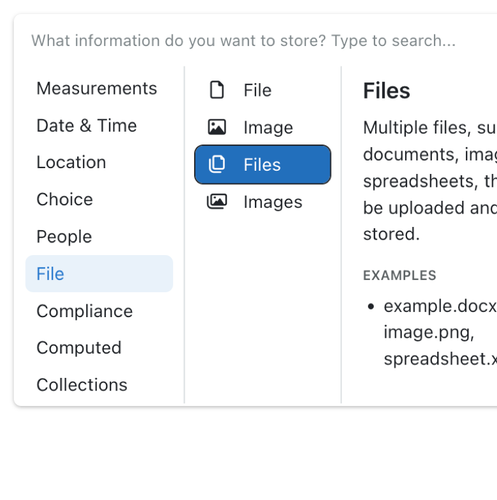 Add multiple files directly to your records