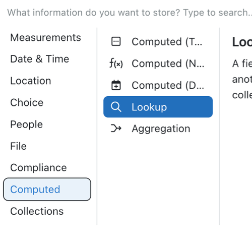 Add lookup fields to pull through related information