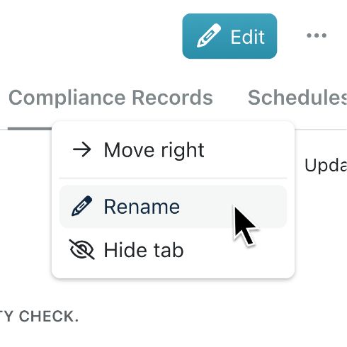 Rename your tabs for a more intuitive workflow