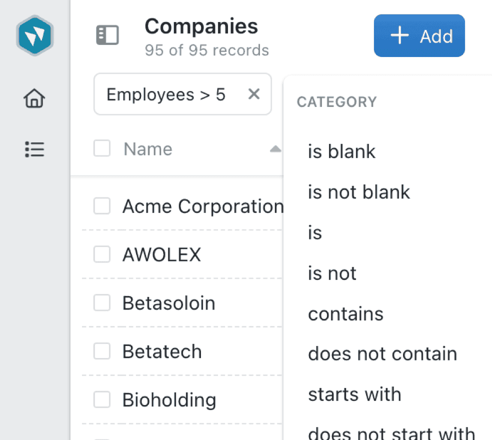 Navigate your data easily with powerful new filters