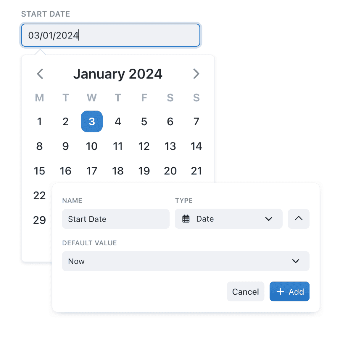 Simplify your data entry with default field values