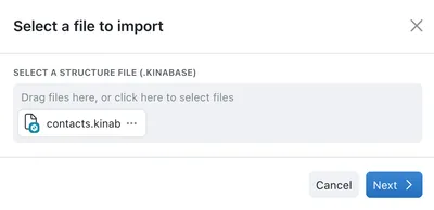 Importing a Data Structure