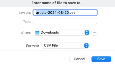 Naming your file and saving